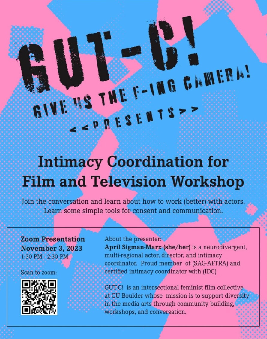 Intimacy Coordination Workshop with April Signman Marx