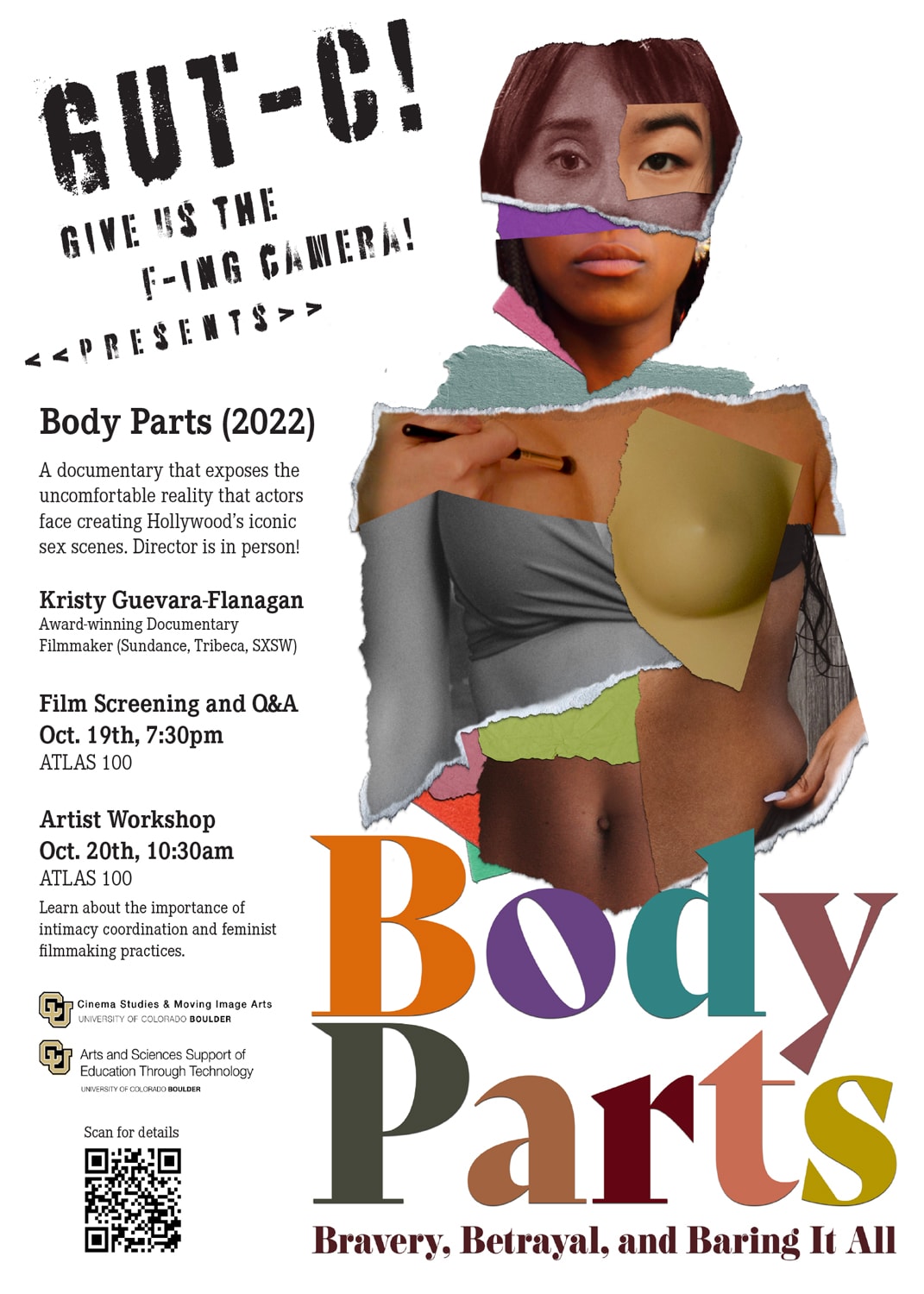 body parts flyer
